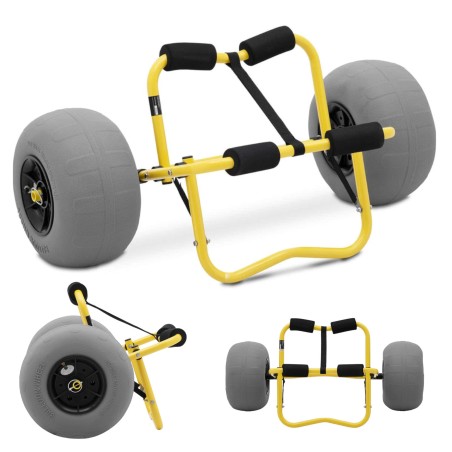 Transporto vežimėlis skirtas vežti baidarę iki 75 kg Transporto vežimėlis skirtas vežti baidarę iki 75 kg