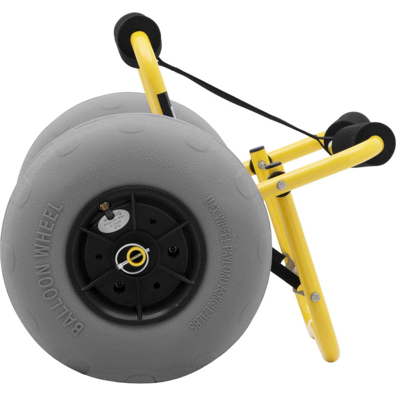 Transporto vežimėlis skirtas vežti baidarę iki 75 kg