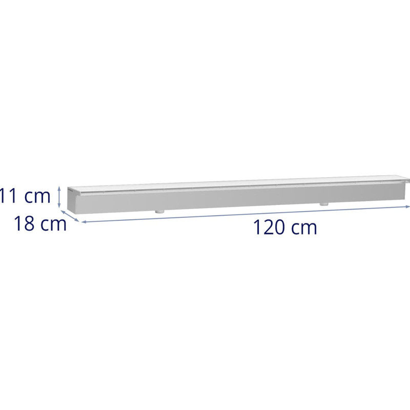 Krioklio snapelio sienelės kaskados sodo tvenkiniui LED 120 cm, srautas 30 mm