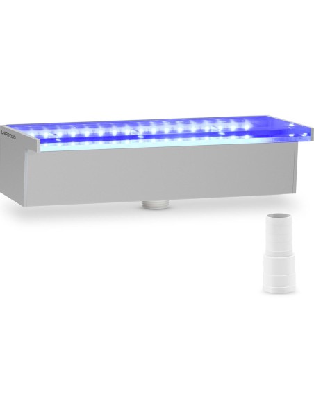 Krioklio snapelio sienelės kaskados sodo tvenkiniui LED 30 cm, srautas 30 mm Krioklio snapelio sienelės kaskados sodo tvenkiniui LED 30 cm, srautas 30 mm
