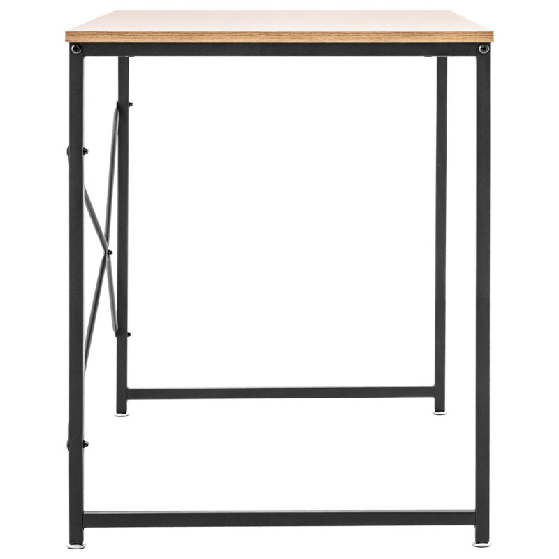 Kaimiškas pramoninis loft kompiuterio stalas namų biurui 120x60 cm