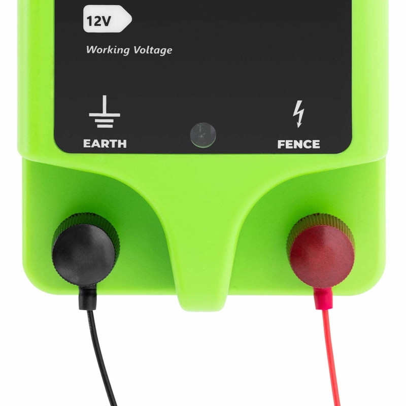 12 V 1 J 10 km elektrinis piemens energizatorius ganyklų tvoroms