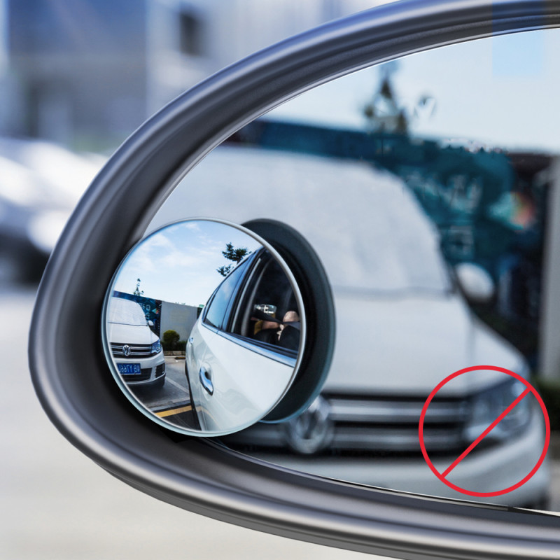 Automobilio šoninis veidrodėlis išgaubtas aklosios zonos Viso vaizdo Aklosios zonos veidrodis 2vnt.
