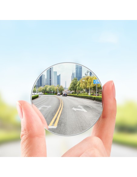 Automobilio šoninis veidrodėlis išgaubtas aklosios zonos Viso vaizdo Aklosios zonos veidrodis 2vnt.