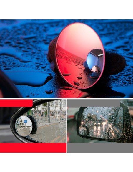 Automobilio šoninis veidrodėlis išgaubtas aklosios zonos Viso vaizdo Aklosios zonos veidrodis 2vnt.