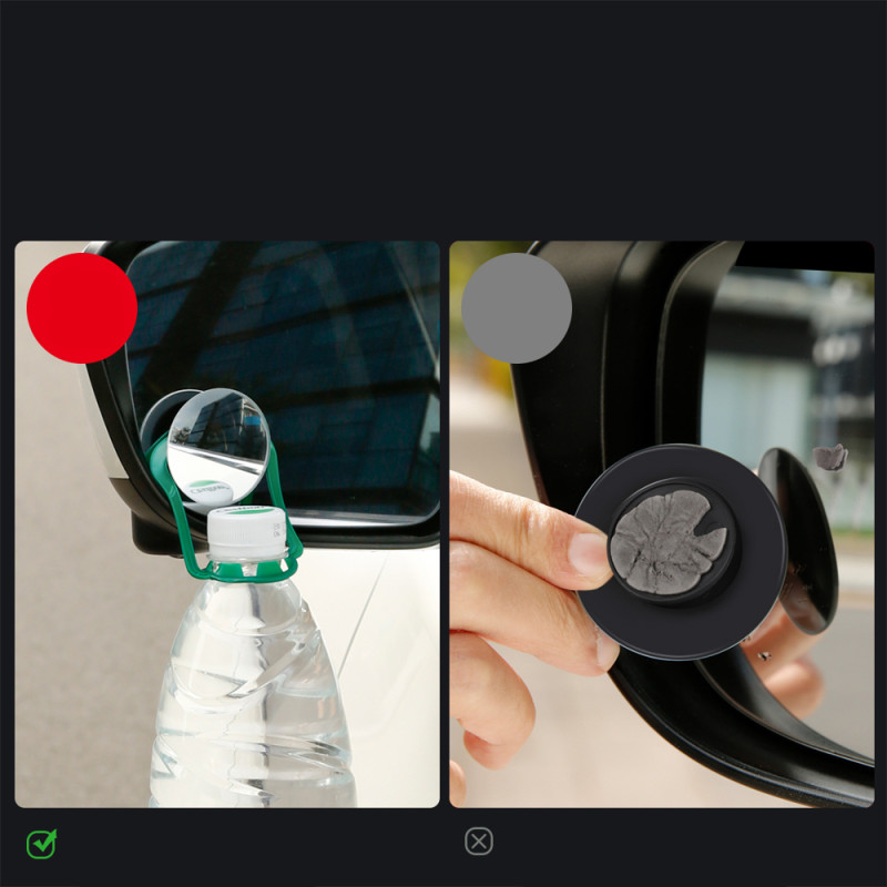 Automobilio šoninis veidrodėlis išgaubtas aklosios zonos Viso vaizdo Aklosios zonos veidrodis 2vnt.