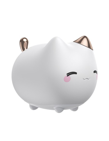 LED naktinė lempa vaikams silikoninė 3 apšvietimo režimai KITTY balta LED naktinė lempa vaikams silikoninė 3 apšvietimo režimai KITTY balta