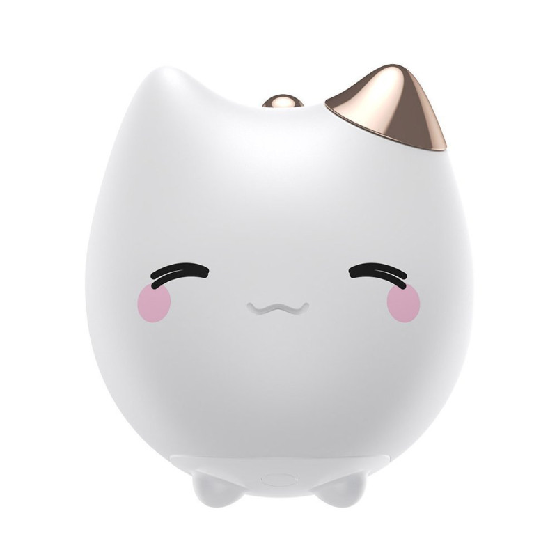 LED naktinė lempa vaikams silikoninė 3 apšvietimo režimai KITTY balta