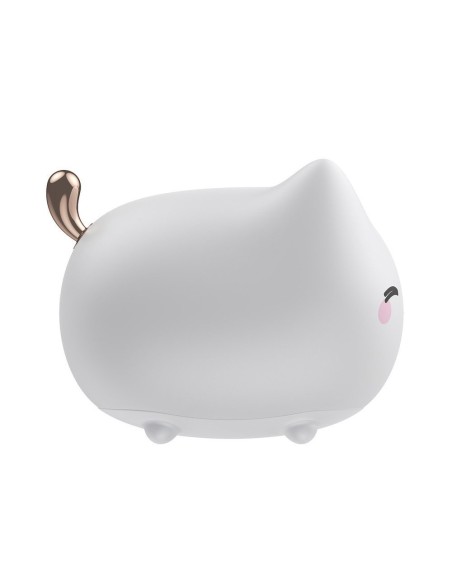 LED naktinė lempa vaikams silikoninė 3 apšvietimo režimai KITTY balta LED naktinė lempa vaikams silikoninė 3 apšvietimo režimai KITTY balta