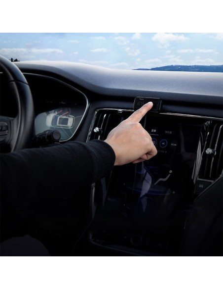 FM siųstuvas S-16 Bluetooth USB automobilinis įkroviklis AUX MP3 TF micro SD juodas FM siųstuvas S-16 Bluetooth USB automobilinis įkroviklis AUX MP3 TF micro SD juodas