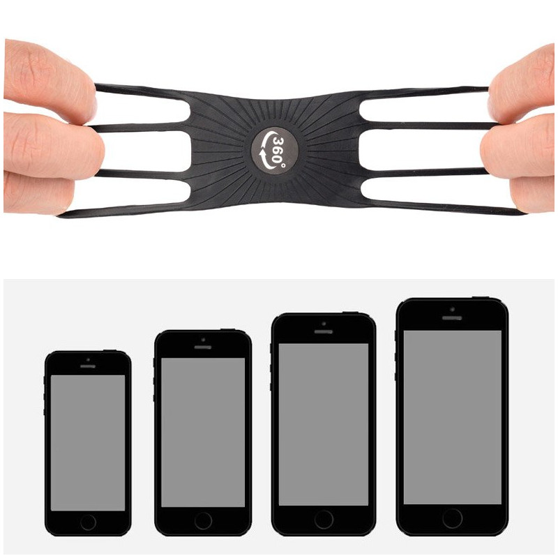 Rankovės telefono laikiklis 6'' riešo apyrankė bėgimui, rožinė