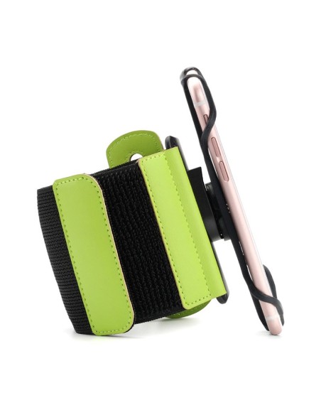 Rankovės telefono laikiklis 6'' riešo apyrankė bėgimui, rožinė