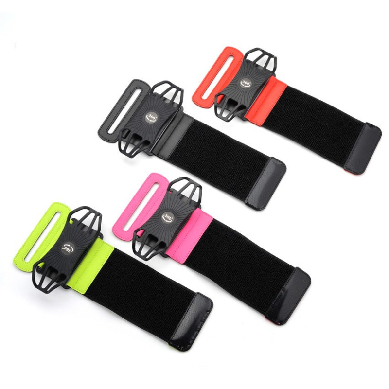 Rankovės telefono laikiklis 6'' riešo apyrankė bėgimui, rožinė