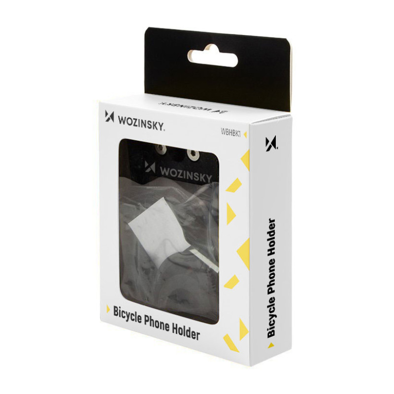 Motociklo vairo telefono laikiklis juodas