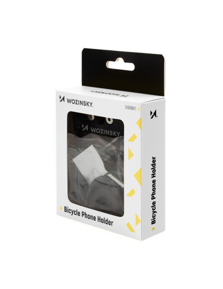 Motociklo vairo telefono laikiklis juodas