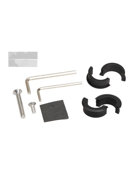 Motociklo vairo telefono laikiklis juodas