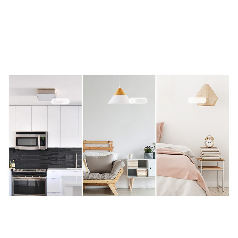 Touch Light Switch WiFi mygtuko jungiklis baltas T0EU1C-TX