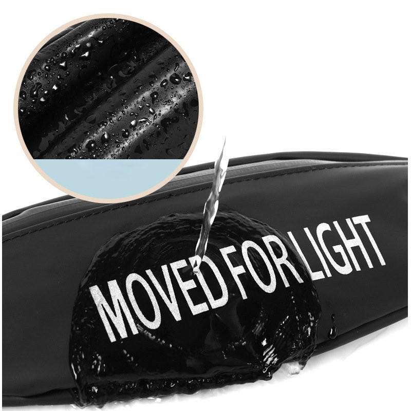 Neperšlampamas bėgimo diržo juosmens krepšys telefono dėklui, atspindintis juodos spalvos