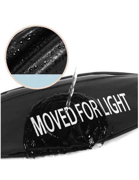 Neperšlampamas bėgimo diržo juosmens krepšys telefono dėklui, atspindintis juodos spalvos