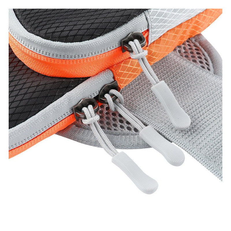 Rankovė bėgimui sportinio telefono dėklas oranžinis