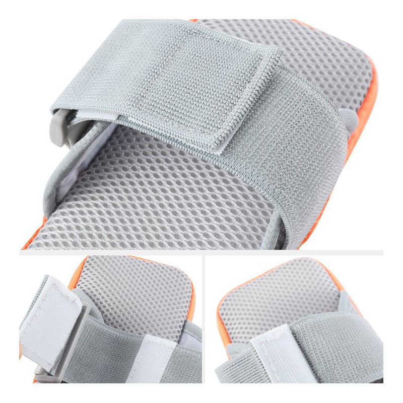 Rankovė bėgimui sportinio telefono dėklas oranžinis