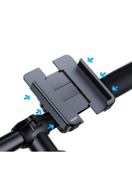 Motociklo vairo telefono laikiklis juodas Motociklo vairo telefono laikiklis juodas