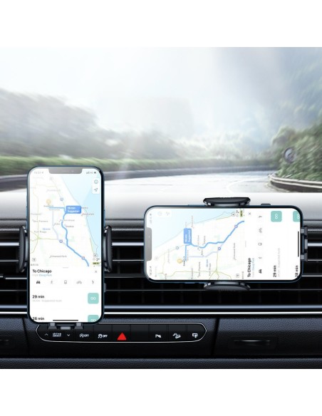 Automobilinio telefono spaustuko laikiklis orlaidei juodas Automobilinio telefono spaustuko laikiklis orlaidei juodas