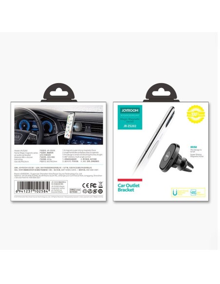 Magnetinis automobilio laikiklis orlaidei juodas Magnetinis automobilio laikiklis orlaidei juodas