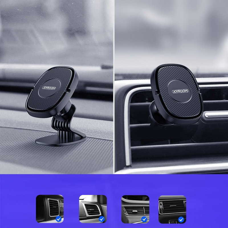Magnetinis prietaisų skydelio automobilio laikiklis juodas (JR-ZS202)
