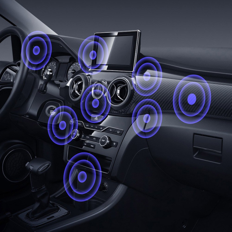 Magnetinis prietaisų skydelio automobilio laikiklis juodas (JR-ZS202)