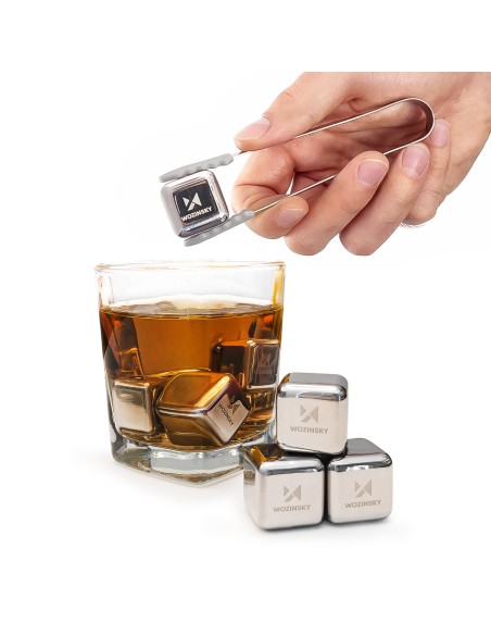 Metaliniai plieniniai ledo kubeliai gėrimų gėrimams