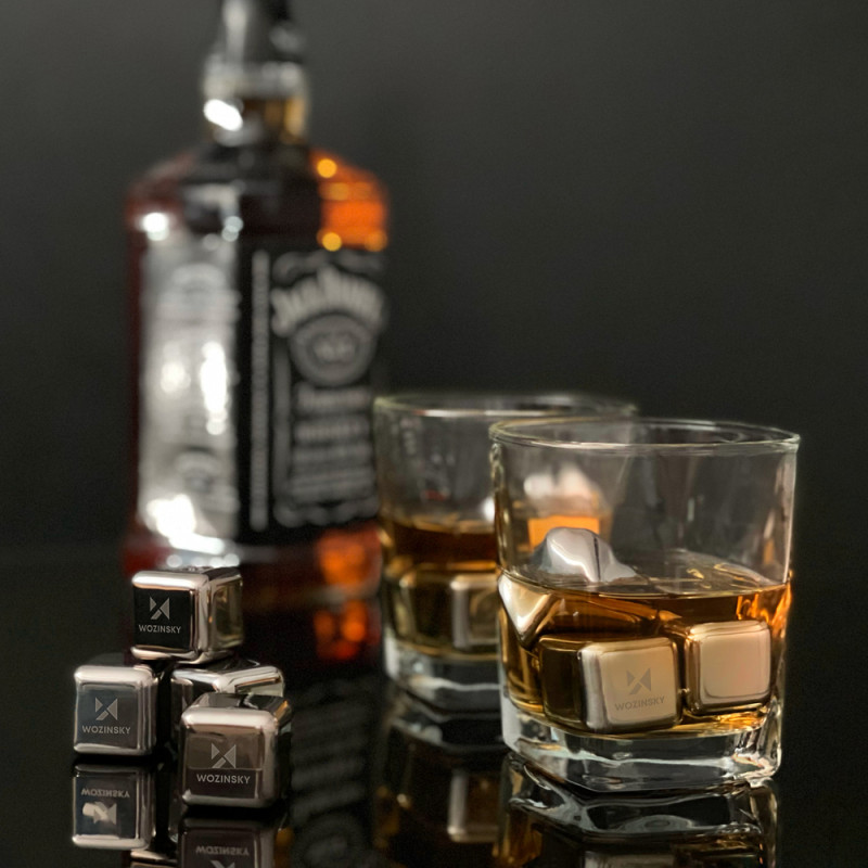 Metaliniai plieniniai ledo kubeliai gėrimų gėrimams