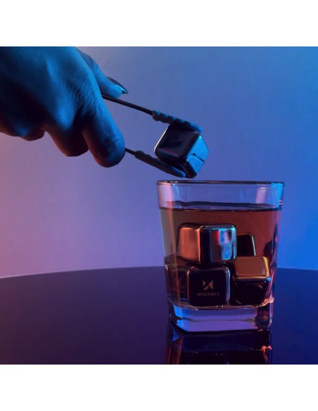 Metaliniai plieniniai ledo kubeliai gėrimų gėrimams