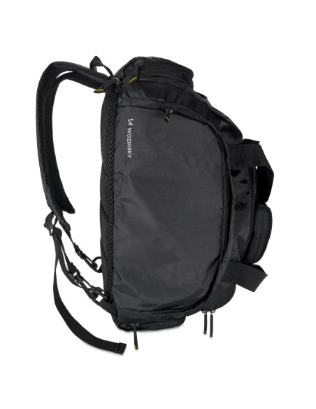 Kelioninis sportinis krepšys kuprinė rankinis bagažas 40x20x25cm juodas