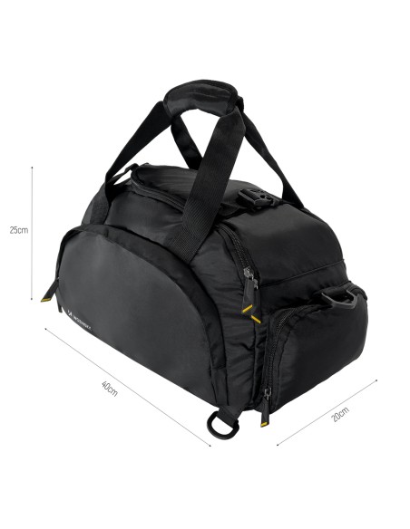 Kelioninis sportinis krepšys kuprinė rankinis bagažas 40x20x25cm juodas