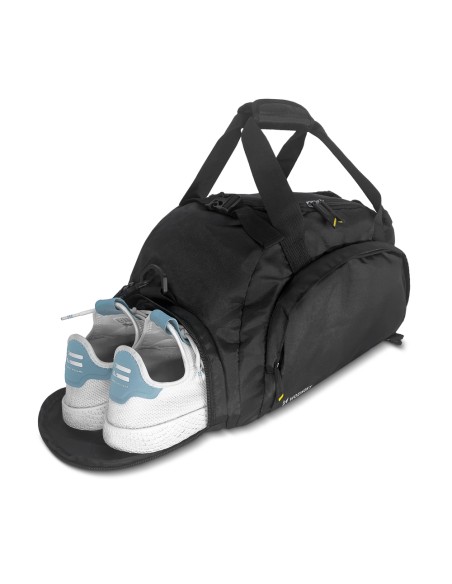 Kelioninis sportinis krepšys kuprinė rankinis bagažas 40x20x25cm juodas