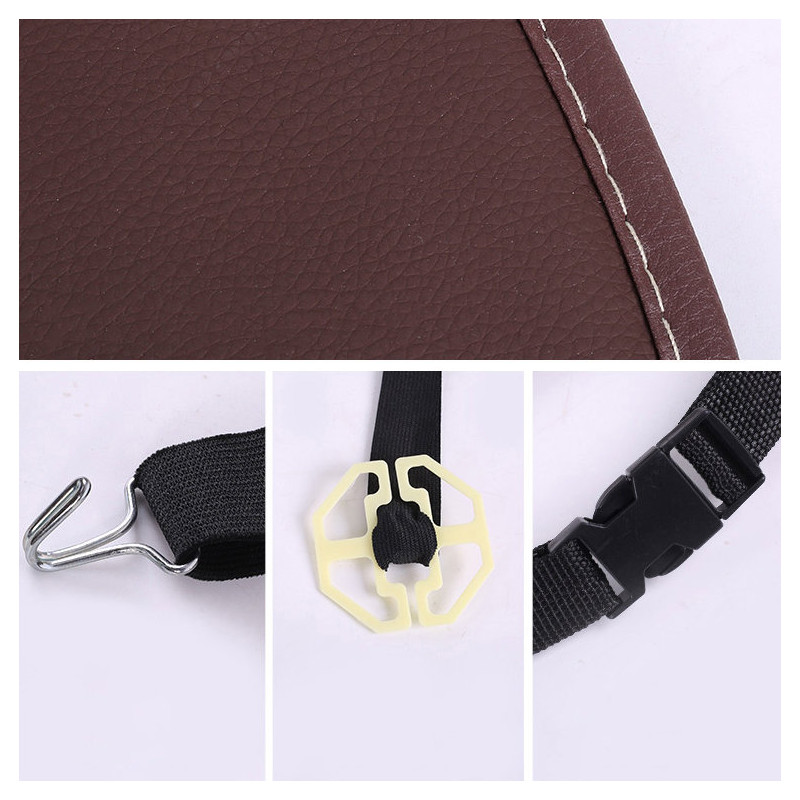 Automobilinis laikiklis fotelio sėdynei + lentyna automobilinis staliukas smėlio spalvos