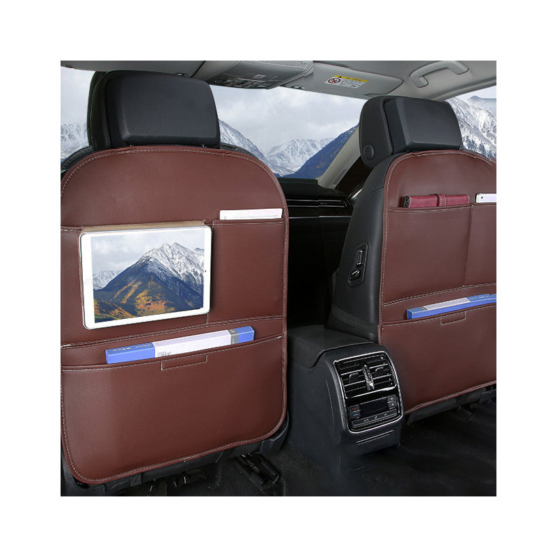 Automobilinis laikiklis sėdynės užvalkalui rudas