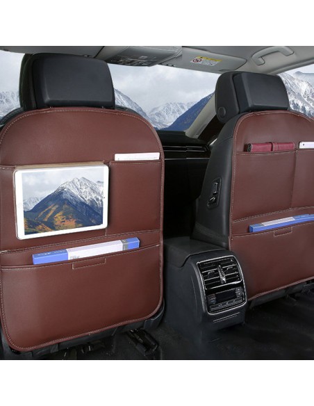 Automobilinis laikiklis sėdynės užvalkalui rudas