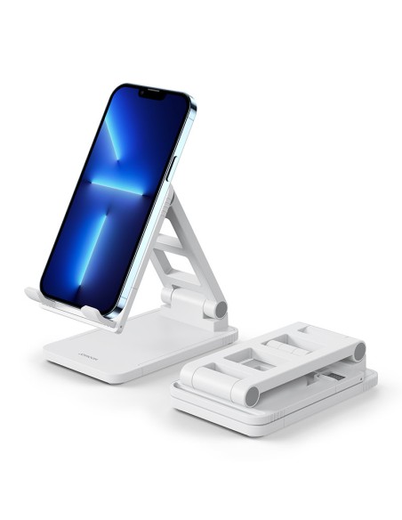 Baltas sulankstomas telefono laikiklis Baltas sulankstomas telefono laikiklis