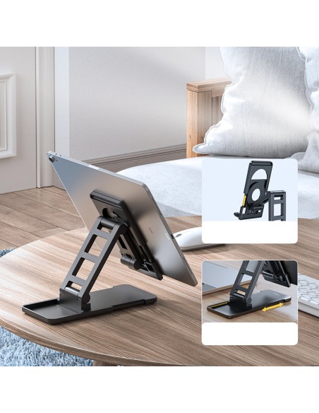 Baltas sulankstomas telefono laikiklis Baltas sulankstomas telefono laikiklis