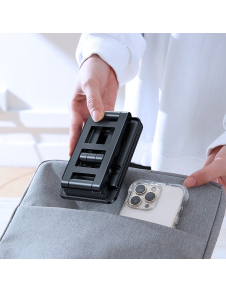 Baltas sulankstomas telefono laikiklis Baltas sulankstomas telefono laikiklis