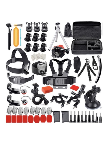 Sportinio fotoaparato „GoPro DJI Insta360 SJCam Eken 118in1“ priedų laikiklių rinkinys Sportinio fotoaparato „GoPro DJI Insta360 SJCam Eken 118in1“ priedų laikiklių rinkinys