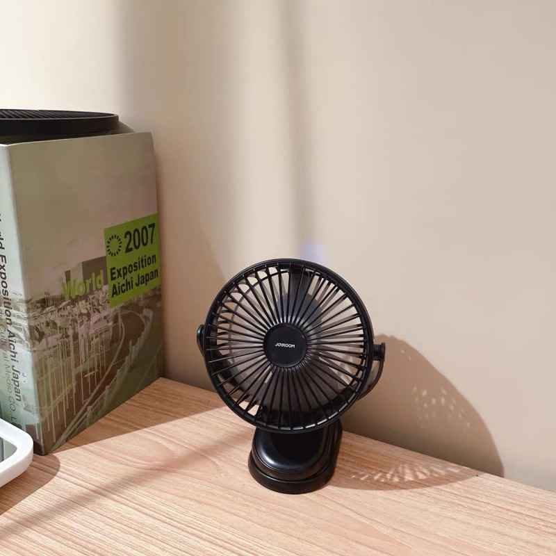 Ventiliatorius nešiojamas USB stalinis ventiliatorius CheerSummer juodas