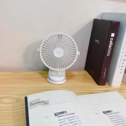 CheerSummer nešiojamas USB stalinis ventiliatorius baltas