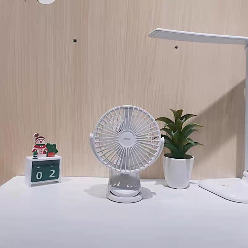 CheerSummer nešiojamas USB stalinis ventiliatorius baltas