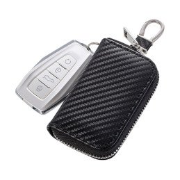 Radijo bangas blokuojantis automobilio raktų dėklas Faraday juodas