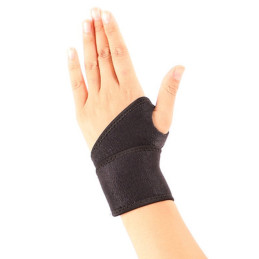 Riešo stabilizatoriai Velcro petnešėlių juosta juoda - 2 vnt
