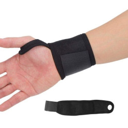 Riešo stabilizatoriai Velcro petnešėlių juosta juoda - 2 vnt