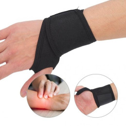 Riešo stabilizatoriai Velcro petnešėlių juosta juoda - 2 vnt